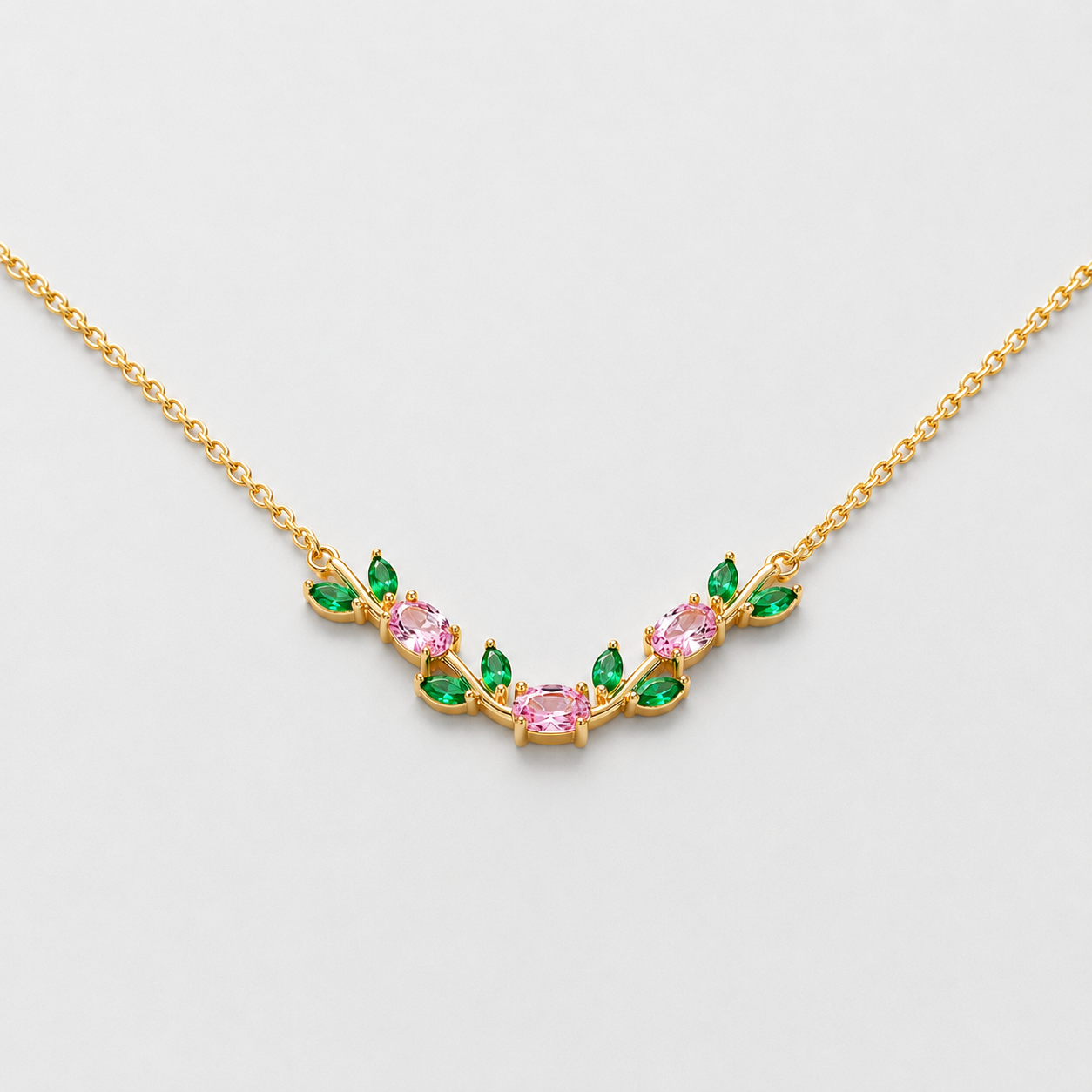 The Botanist’s Bloom Gold Plated Necklace