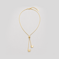 Minimalist Butterfly Drop Slider Necklace