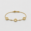 Screw Motif Gold Bracelet