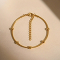 Beaded Snake Chain Bracelet