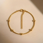 Beaded Snake Chain Bracelet