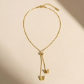 Minimalist Butterfly Drop Necklace