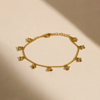Divine Star Charm Gold Bracelet
