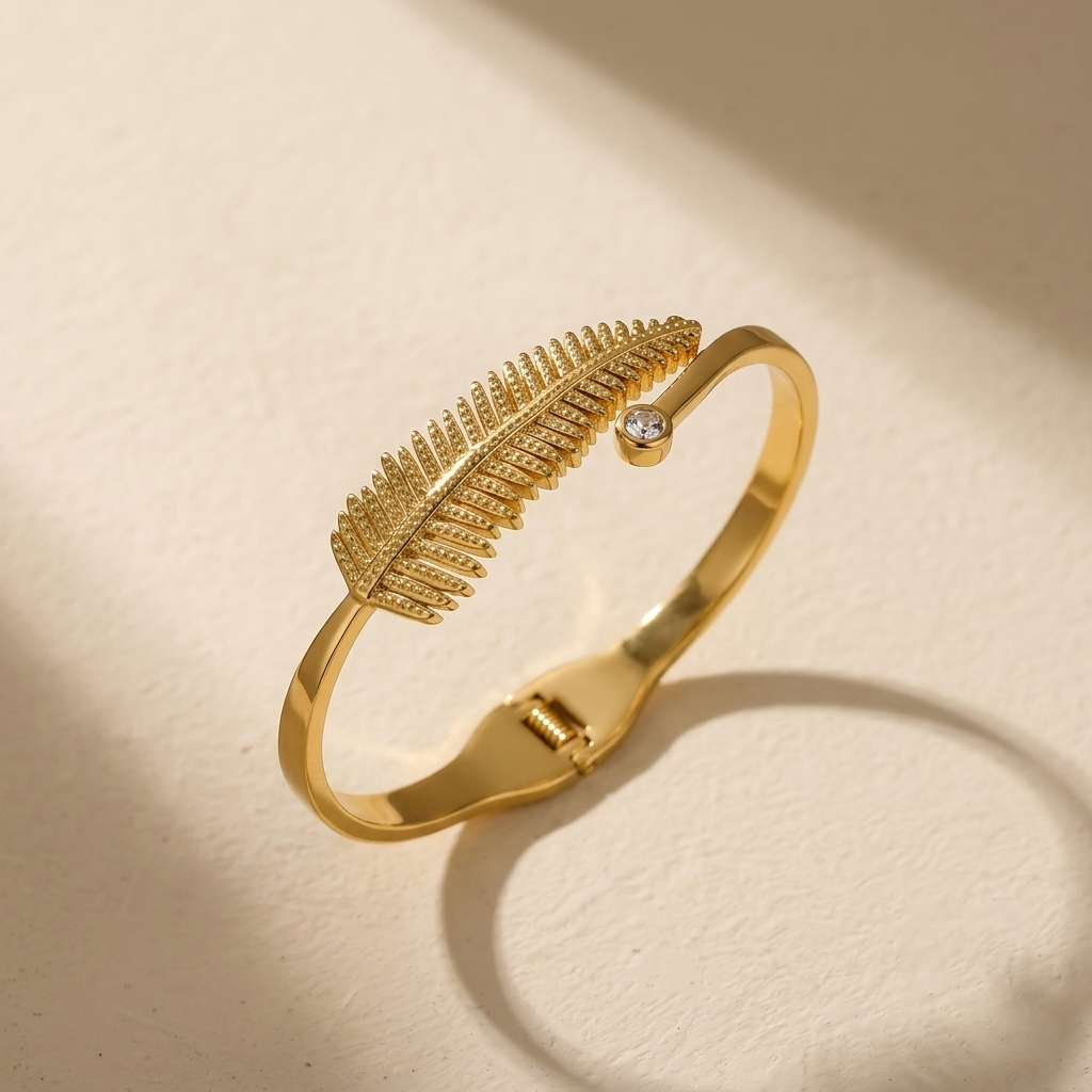 The Botanical Crystal Gold Bracelet