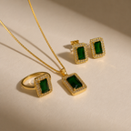 The Royal Emerald Jewelry Set