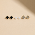 Multi-Style Blossom & Pearl Stud Set