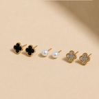 Multi-Style Blossom & Pearl Stud Set