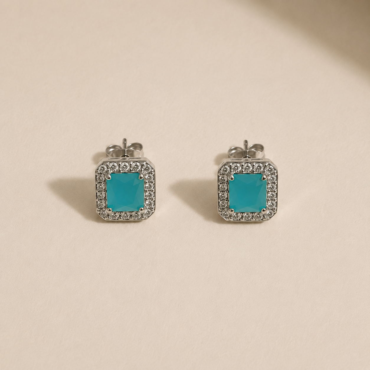 Blue Crystal Jewelry Set