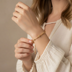Beaded Snake Chain Bracelet