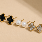 Multi-Style Blossom & Pearl Stud Set