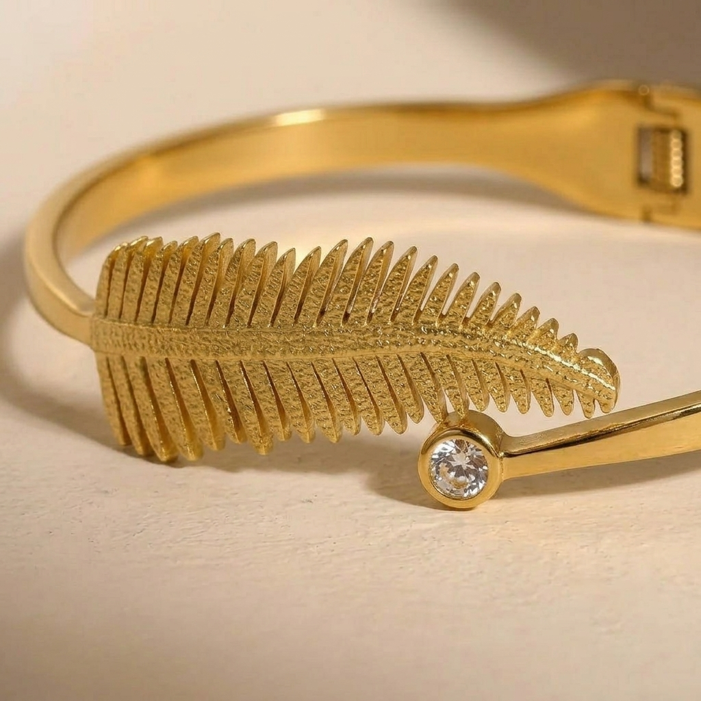 The Botanical Crystal Gold Bracelet