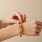 The Botanical Crystal Gold Bracelet