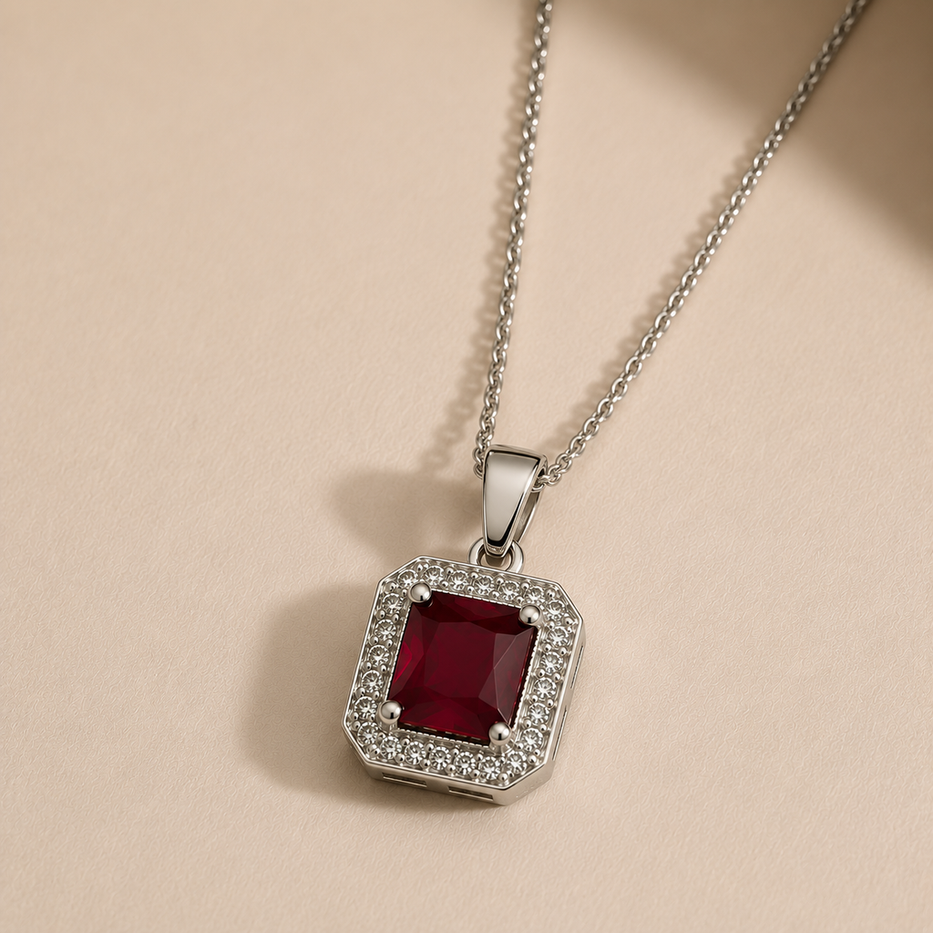 Deep Red Horizon Jewelry Set