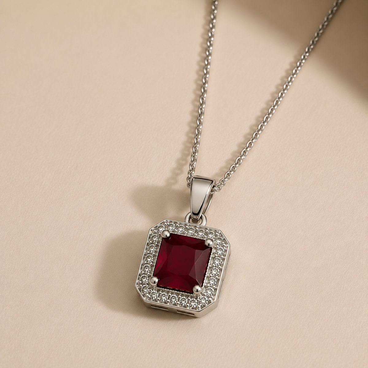Deep Red Horizon Jewelry Set