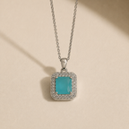 Blue Crystal Jewelry Set